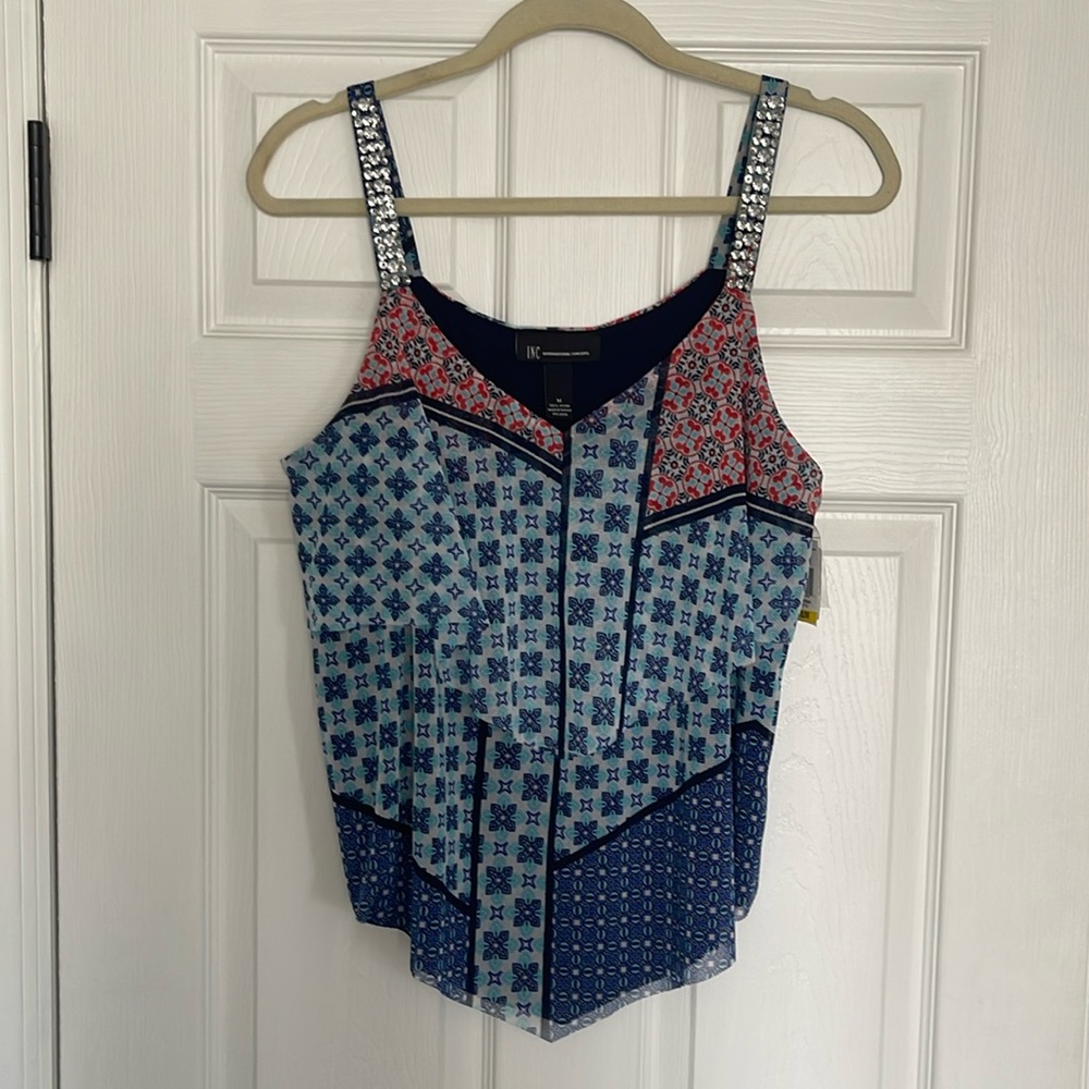 INC liberty star tank top bnwt